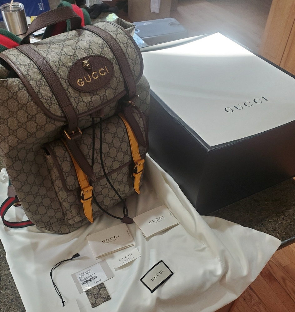 Gucci GG Supreme Soft Backpack